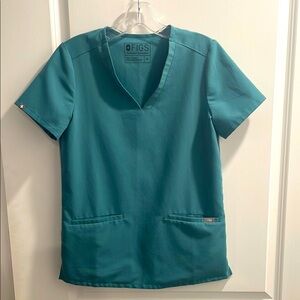 FIGS Women's Teal Top XS